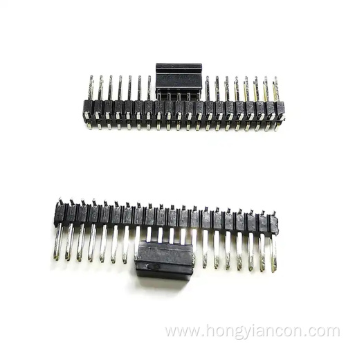 Pin connector single row 2.54mm 3.96mm